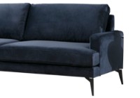 Угловой диван Atelier Del Sofa Papira Left Navy Blue фото №5 — интернет-магазин Desire.md
