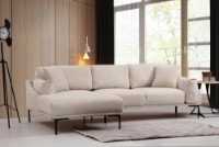 Угловой диван Atelier Del Sofa Leo Left Cream фото №2 — интернет-магазин Desire.md