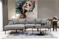 Угловой диван Atelier Del Sofa Leo Left Grey