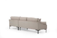 Угловой диван Atelier Del Sofa Leo Right Cream фото №6 — интернет-магазин Desire.md