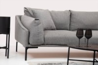 Угловой диван Atelier Del Sofa Leo Right Grey фото №5 — интернет-магазин Desire.md