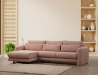 Угловой диван Atelier Del Sofa Lily Left Pink фото №2 — интернет-магазин Desire.md