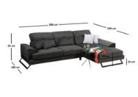 Угловой диван Atelier Del Sofa Frido Corner Right фото №13 — интернет-магазин Desire.md