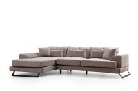 Угловой диван Atelier Del Sofa Frido Left Light Grey фото №6 — интернет-магазин Desire.md