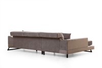 Угловой диван Atelier Del Sofa Frido Left Light Grey фото №7 — интернет-магазин Desire.md