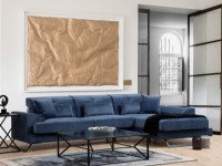 Угловой диван Atelier Del Sofa Frido Right Navy Blue