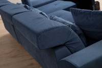 Угловой диван Atelier Del Sofa Frido Right Navy Blue фото №4 — интернет-магазин Desire.md
