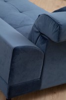 Угловой диван Atelier Del Sofa Frido Right Navy Blue фото №5 — интернет-магазин Desire.md