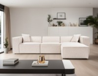 Угловой диван Atelier Del Sofa Lora Light Brown фото №2 — интернет-магазин Desire.md