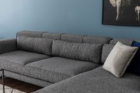 Угловой диван Atelier Del Sofa Jivago Right Grey фото №5 — интернет-магазин Desire.md