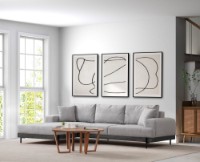 Угловой диван Atelier Del Sofa Eti Black Left Grey фото №2 — интернет-магазин Desire.md