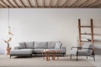 Угловой диван Atelier Del Sofa Eti Black Left Grey фото №4 — интернет-магазин Desire.md
