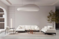 Угловой диван Atelier Del Sofa Eti Black Left White фото №6 — интернет-магазин Desire.md