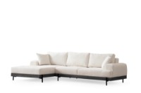 Угловой диван Atelier Del Sofa Eti Black Left White фото №8 — интернет-магазин Desire.md
