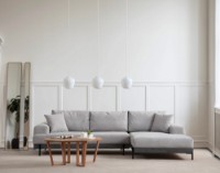 Угловой диван Atelier Del Sofa Eti Black Right Grey