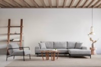 Угловой диван Atelier Del Sofa Eti Black Right Grey фото №3 — интернет-магазин Desire.md