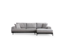 Угловой диван Atelier Del Sofa Eti Black Right Grey фото №6 — интернет-магазин Desire.md