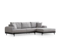 Угловой диван Atelier Del Sofa Eti Black Right Grey фото №7 — интернет-магазин Desire.md