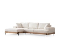 Угловой диван Atelier Del Sofa Eti Oak Left White фото №8 — интернет-магазин Desire.md