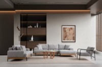 Угловой диван Atelier Del Sofa Eti Oak Right Grey фото №7 — интернет-магазин Desire.md