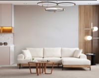 Угловой диван Atelier Del Sofa Eti Oak Right White