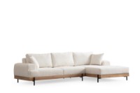 Угловой диван Atelier Del Sofa Eti Oak Right White фото №8 — интернет-магазин Desire.md