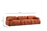 Угловой диван Atelier Del Sofa Petite 3 Orange фото №13 — интернет-магазин Desire.md