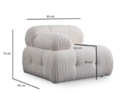 Угловой диван Atelier Del Sofa Petite 3 White фото №10 — интернет-магазин Desire.md