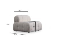 Угловой диван Atelier Del Sofa Petite 3 White фото №11 — интернет-магазин Desire.md