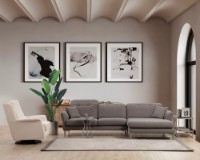 Угловой диван Atelier Del Sofa Costor Right Grey фото №3 — интернет-магазин Desire.md