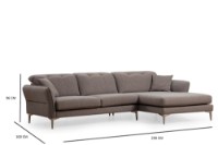 Угловой диван Atelier Del Sofa Costor Right Grey фото №8 — интернет-магазин Desire.md