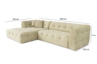 Угловой диван Atelier Del Sofa Cady Left Green фото №15 — интернет-магазин Desire.md