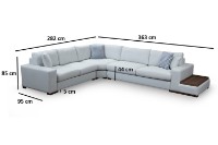 Угловой диван Atelier Del Sofa Loop 21 фото №10 — интернет-магазин Desire.md