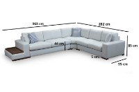 Угловой диван Atelier Del Sofa Loop 23 фото №7 — интернет-магазин Desire.md