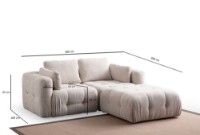 Canapea de colț Atelier Del Sofa Amaris Beige imaginea #11 — magazin online Desire.md