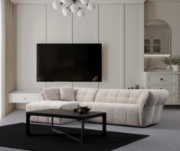 Угловой диван Atelier Del Sofa Boxer Left White