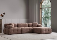 Угловой диван Atelier Del Sofa Doblo Cappuccino фото №2 — интернет-магазин Desire.md