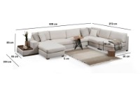 Угловой диван Atelier Del Sofa Loop 10 фото №7 — интернет-магазин Desire.md
