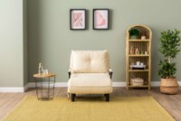 Кресло Atelier Del Sofa Sento Single Cream фото №2 — интернет-магазин Desire.md