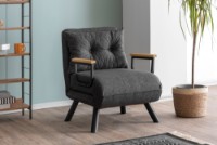 Fotoliu Atelier Del Sofa Sando Dark Grey imaginea #2 — magazin online Desire.md