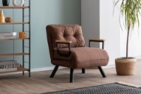 Fotoliu Atelier Del Sofa Sando Light Brown imaginea #2 — magazin online Desire.md