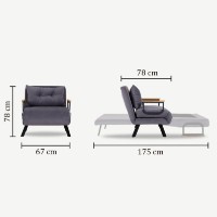 Кресло Atelier Del Sofa Sando Maroon фото №7 — интернет-магазин Desire.md