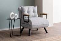 Кресло Atelier Del Sofa Sando Teddy Fabric Grey