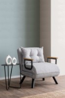 Fotoliu Atelier Del Sofa Sando Teddy Fabric Grey imaginea #8 — magazin online Desire.md