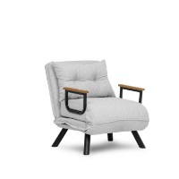 Fotoliu Atelier Del Sofa Sando Teddy Fabric Grey imaginea #10 — magazin online Desire.md