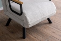 Кресло Atelier Del Sofa Sando Teddy Fabric White фото №4 — интернет-магазин Desire.md