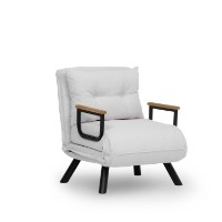 Кресло Atelier Del Sofa Sando Teddy Fabric White фото №8 — интернет-магазин Desire.md