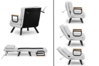 Кресло Atelier Del Sofa Sando Teddy Fabric White фото №19 — интернет-магазин Desire.md