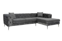 Угловой диван Atelier Del Sofa Como Eco Right Anthracite фото №3 — интернет-магазин Desire.md