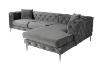 Угловой диван Atelier Del Sofa Como Eco Right Anthracite фото №4 — интернет-магазин Desire.md